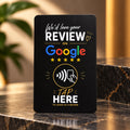 Revify Tap Black: tarjeta NFC negra y dorada para reseñas de Google